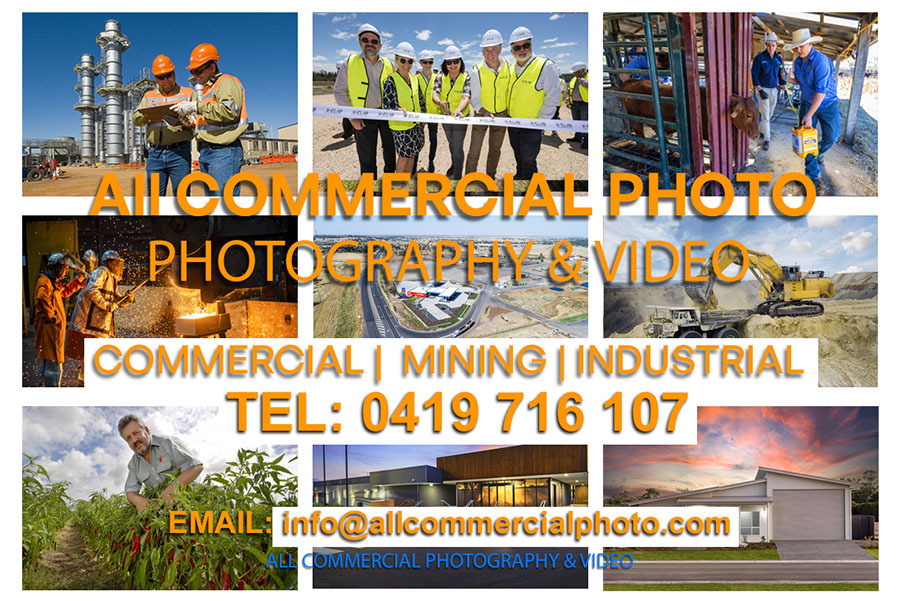 Commercial Mining Industrial Photography QLD
